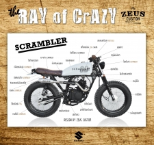 SUZUKI GD110 SCRAMBLER : The Ray of Cracy by Zeus 